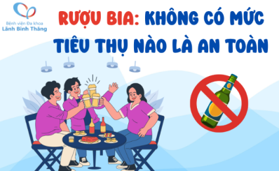 (HCDC) Rượu bia: Không có mức tiêu thụ nào là an toàn